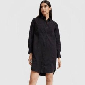 Everlane Modern Utility Shirtdress black size 6